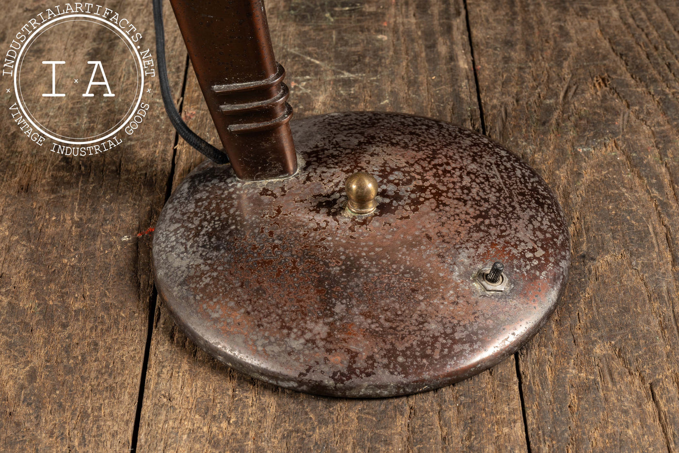 c. 1930 Faries Eye-Saver Cobra Table Lamp