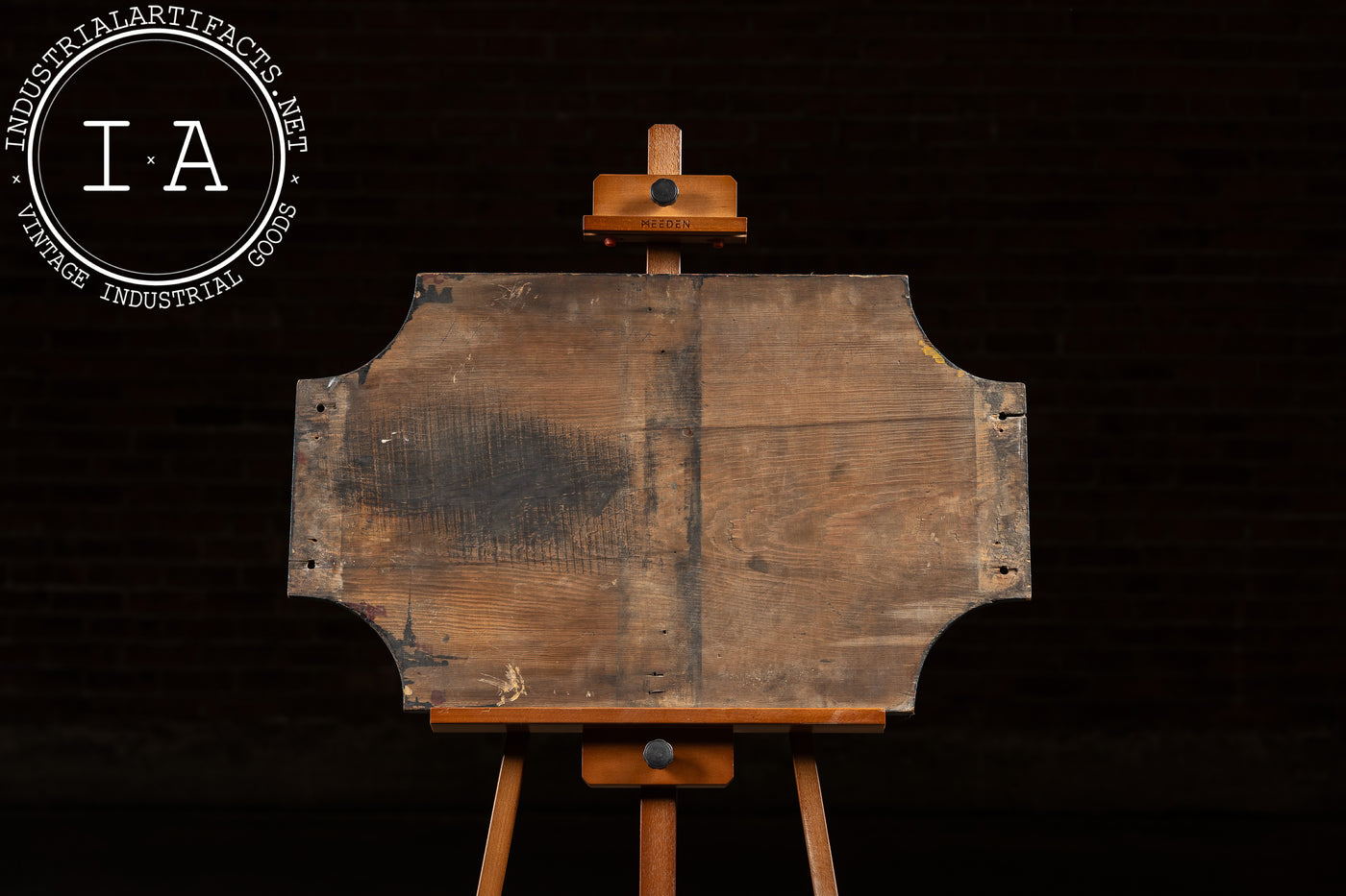 Antique "Baggage Express" Hand-Painted Wooden Sign