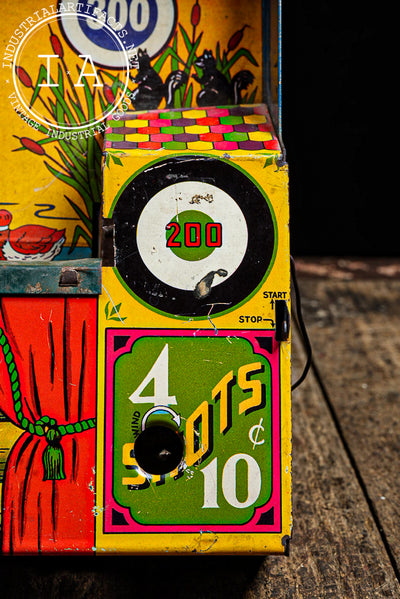 Vintage Wyandotte Model Shooting Gallery Tin Target Game