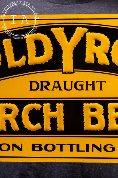 Goldyrock Birch Beer Embossed Tin Sign