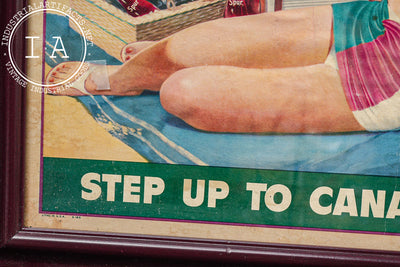 Framed 1965 Canada Dry Spur Cola Advertising Print