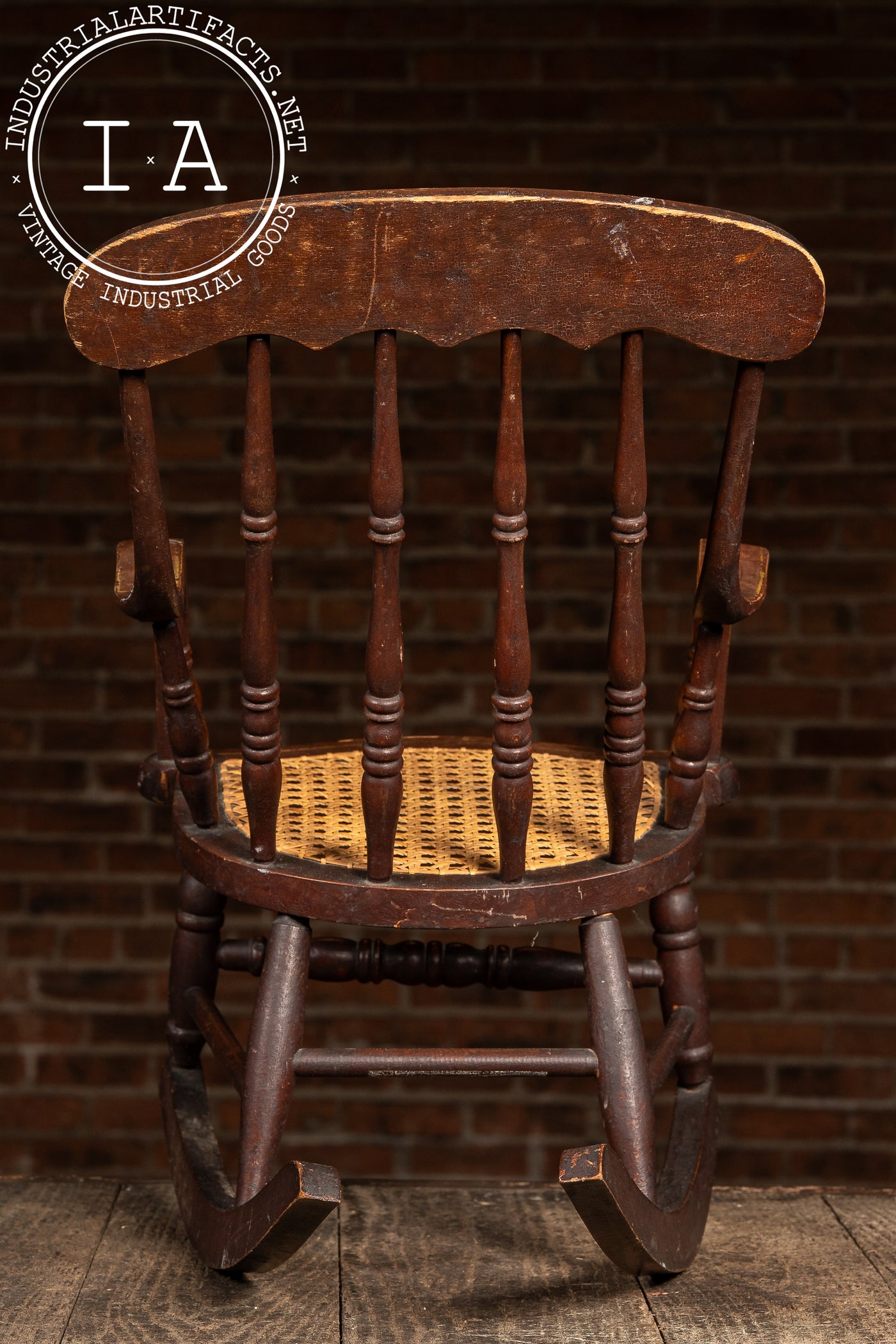 19th Century Child’s Painted Rocking Chair