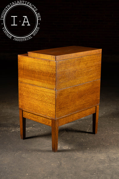 Antique Oak Filing Cabinet by Gaylord Bros.