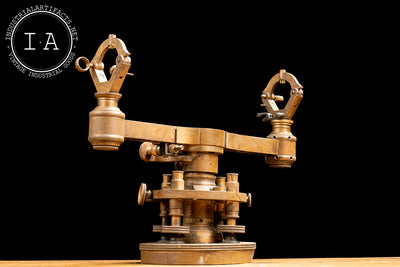 Antique Solid Brass Surveyor Transit