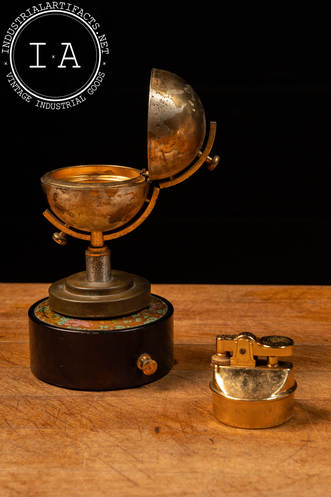 Spinning Music Box Globe Lighter by Windmill – Industrial