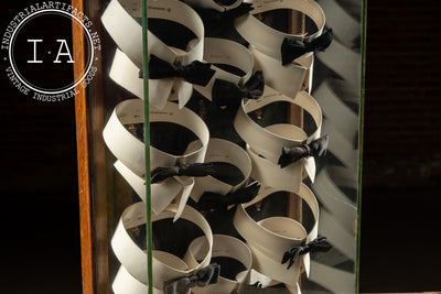 Early 20th Cent. Philadelphia Haberdashery Collar Display Case