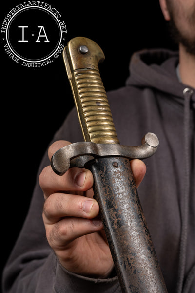 French Model 1842 Yataghan Saber Bayonet by Châtellerault