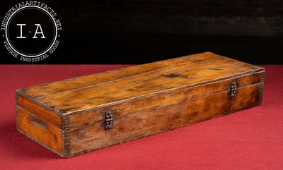 Antique Wooden Box-Joint Storage Case