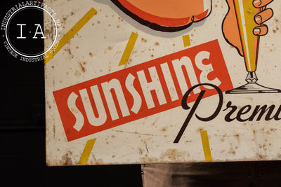 Vintage Sunshine Beer SST Sign