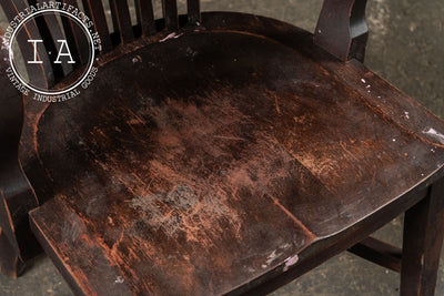 Early 20th Century Banker’s Armchair