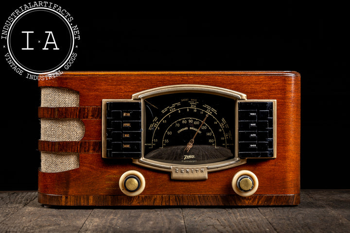 ヴィンテージラジオ Vintage Model 6S632 Radio by Zenith – Industrial Artifacts