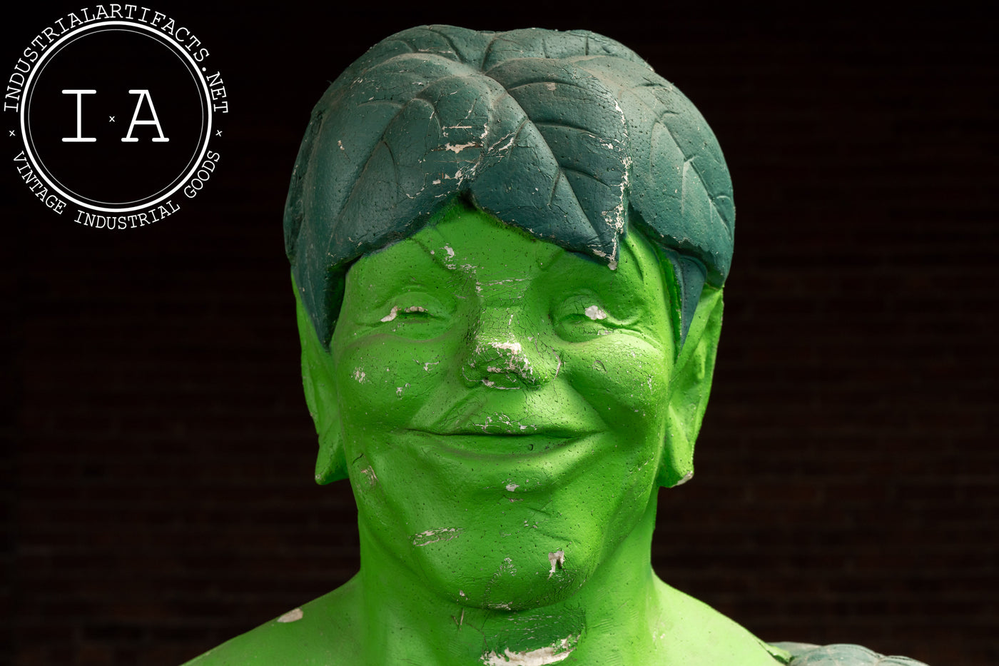 Vintage Jolly Green Giant Foam Advertising Statue