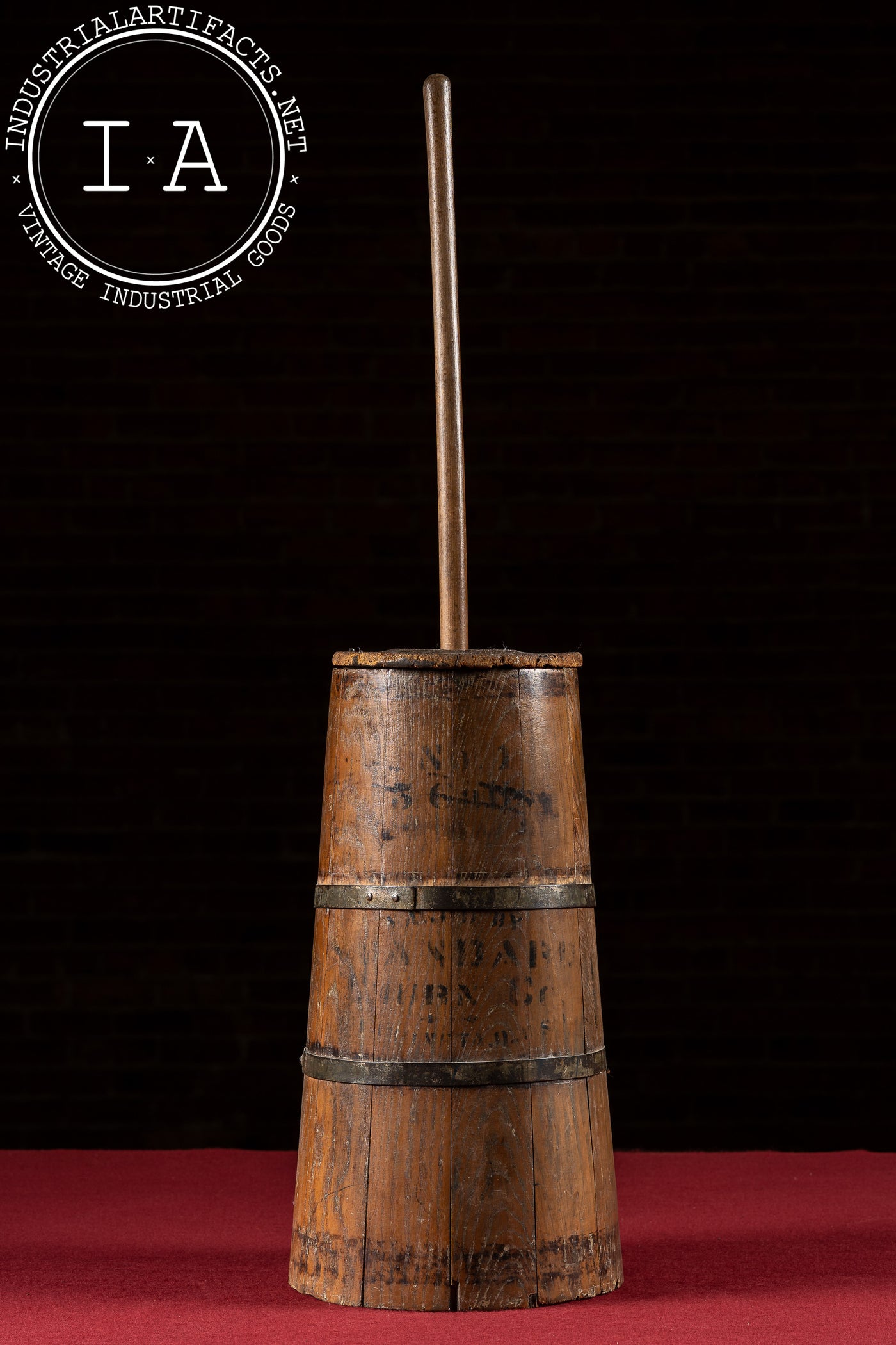 Early 20th Century No. 1 5-Gal. Butter Churn by Standard Churn