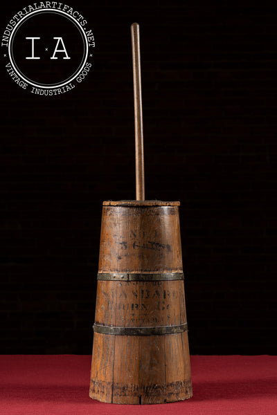 Early 20th Century No. 1 5-Gal. Butter Churn by Standard Churn