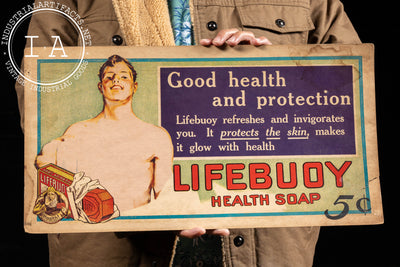 Vintage Lifebuoy Health Soap Cardstock Ad