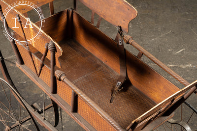 Late 19th Century Oak Baby Carriage by J. S. Ford Johnson