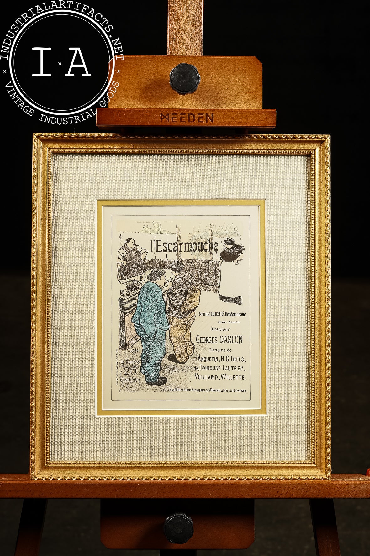 L’Escarmouche | Late 19th Century Henri-Gabriel Ibels Periodical Print