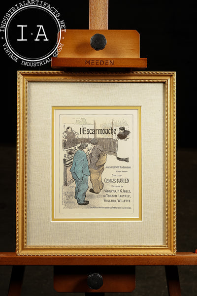 L’Escarmouche | Late 19th Century Henri-Gabriel Ibels Periodical Print