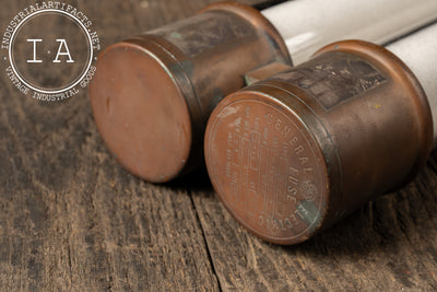 Vintage Pair of Large Fuses by General Electric