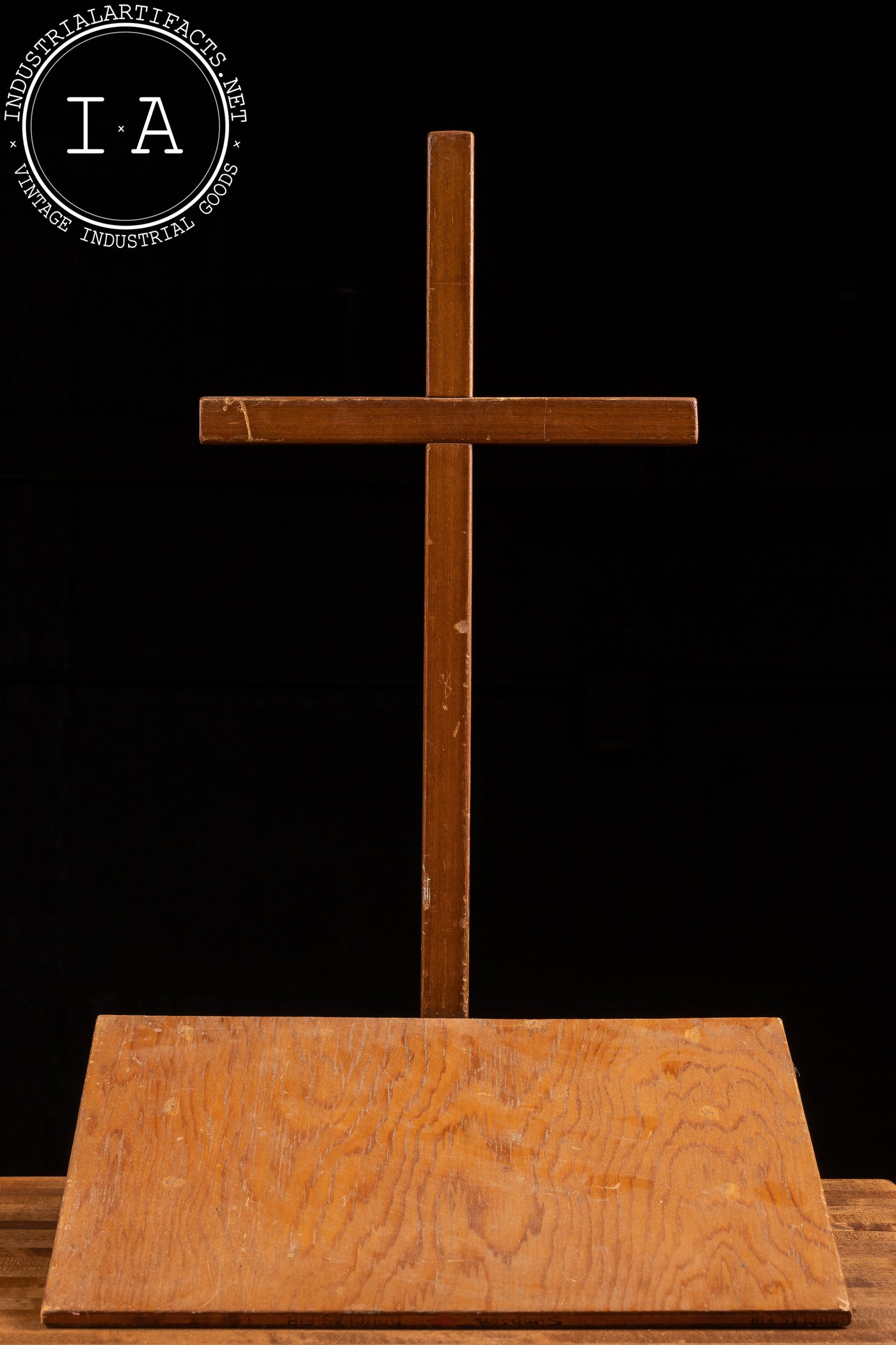 Vintage Wooden Funeral Pulpit