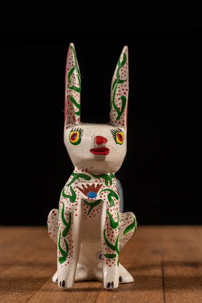 Vintage Jackrabbit Alebrije Mexican Folk Art