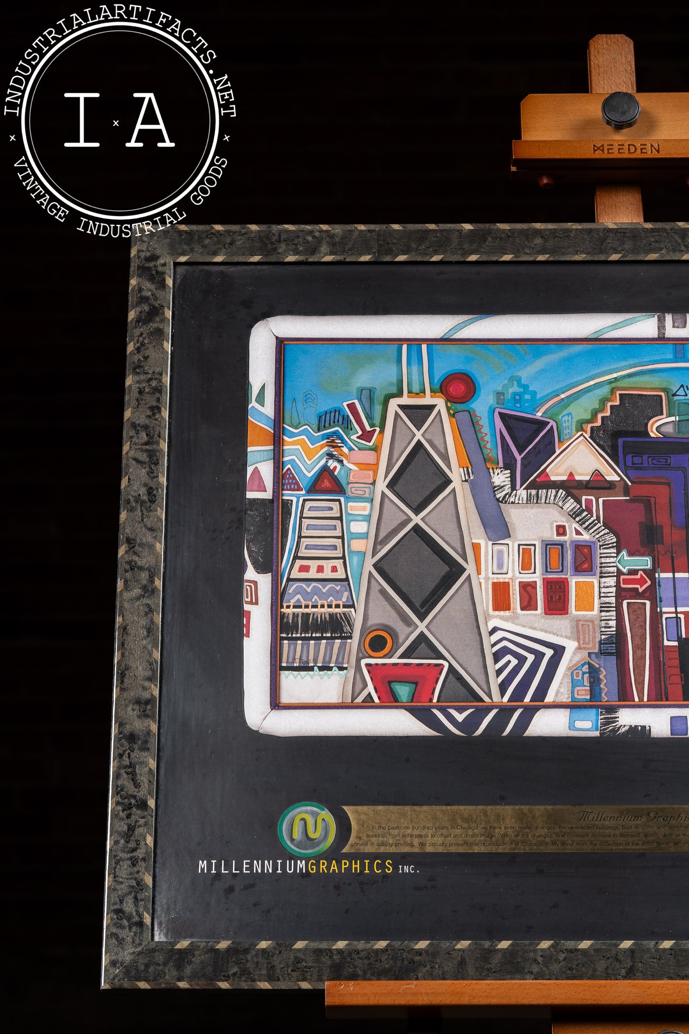 Chicago | Framed Post-Modern Print by Millenium Graphics