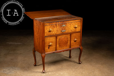 Antique Walnut Sideboard on Cabriole Legs