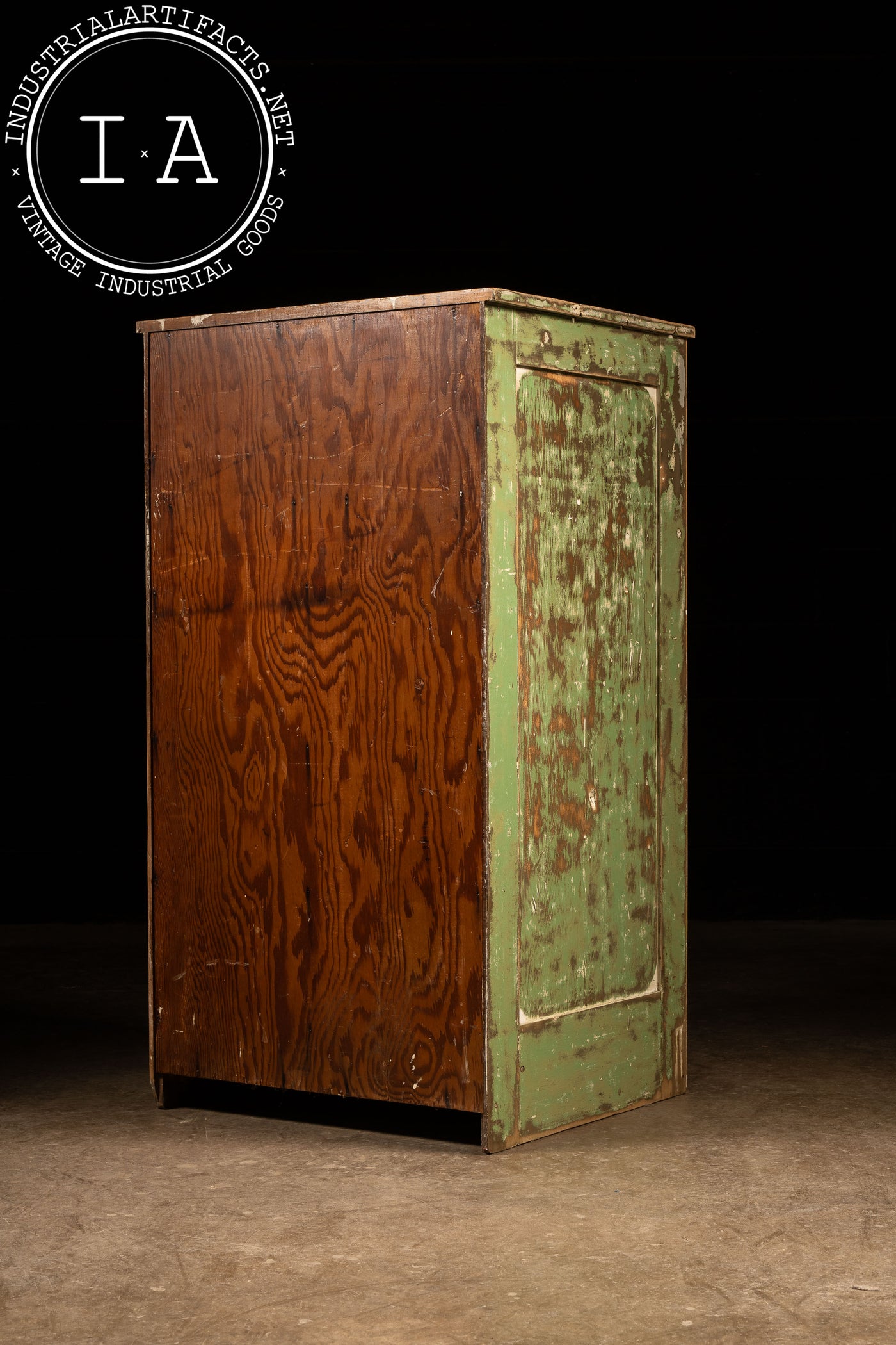 Early Pine Dresser with Distressed Paint