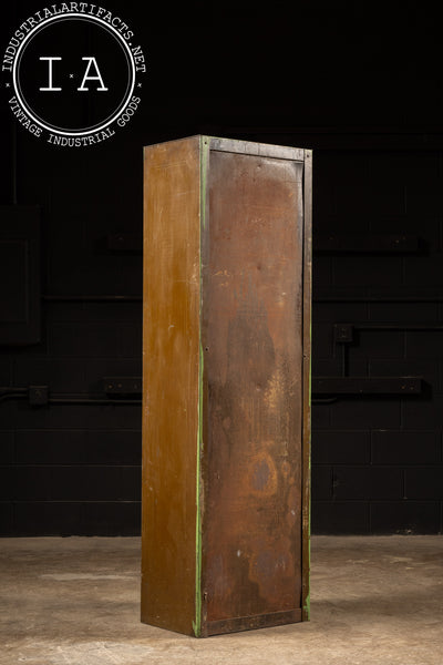 Early 20th Century Industrial Multi-Drawer Steel Cabinet