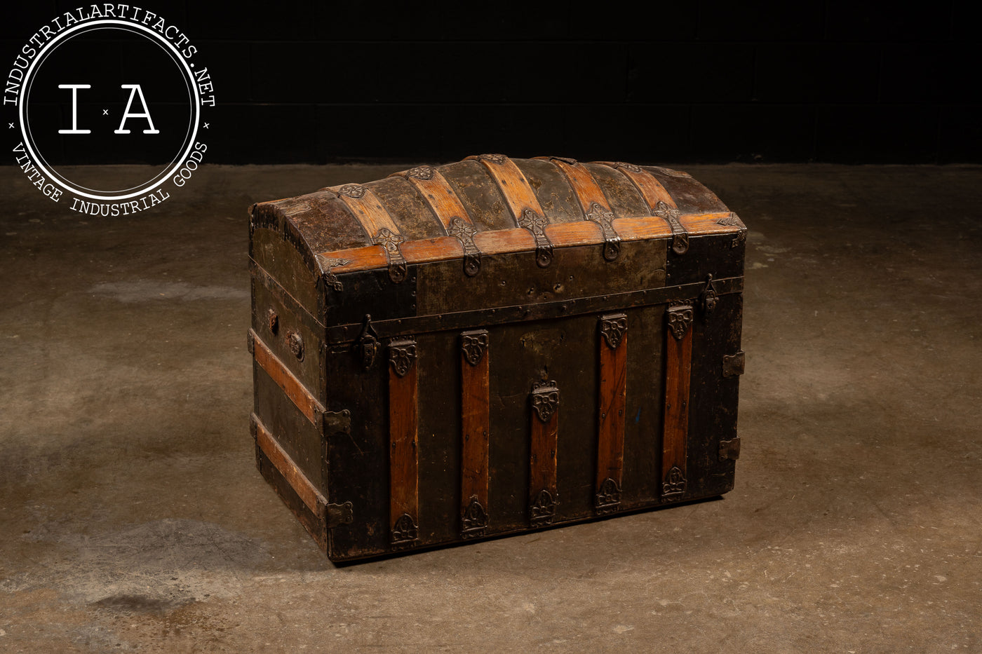 Late 19th Century Steamer Trunk