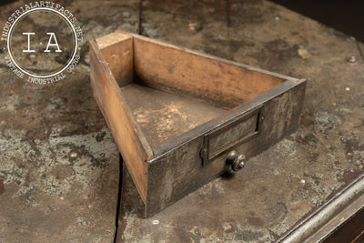 Antique Wooden American Bolt and Screw Cabinet