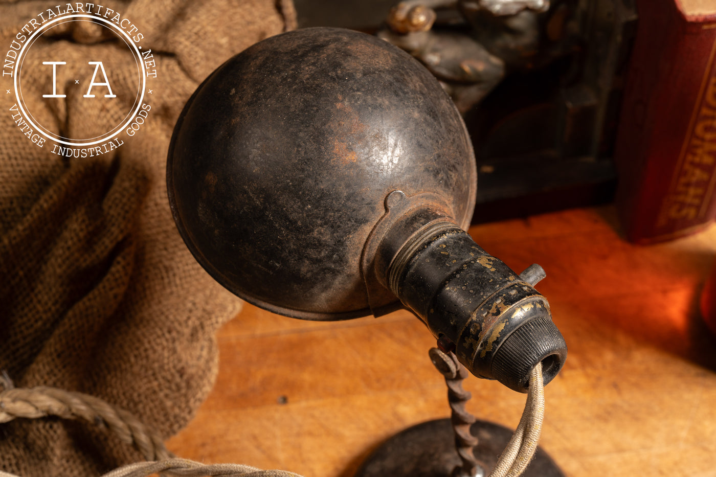 Early 20th Century Adjustable Gacor Handi-Lamp
