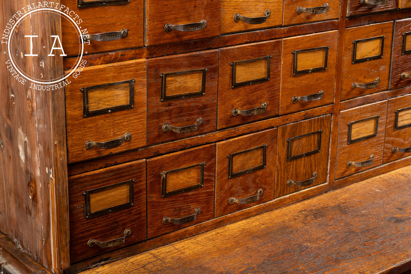 Massive Early 20th Century 266-Drawer Duluth Parts Cabinet