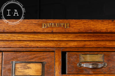 Massive Early 20th Century 266-Drawer Duluth Parts Cabinet