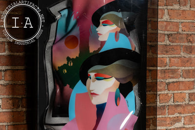 1989 Ned Moulton 3-D Wall Art Vacuum-Formed Composition