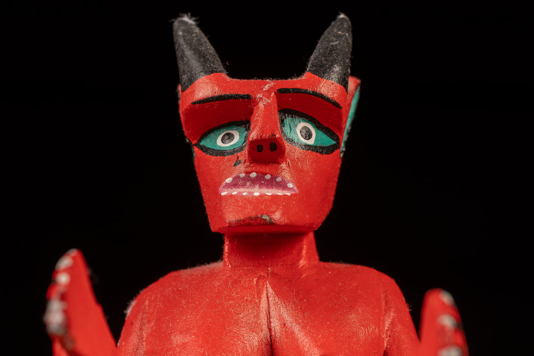 Set of 2 Vintage Handmade Diablo (Devil) Alebrijes – Industrial