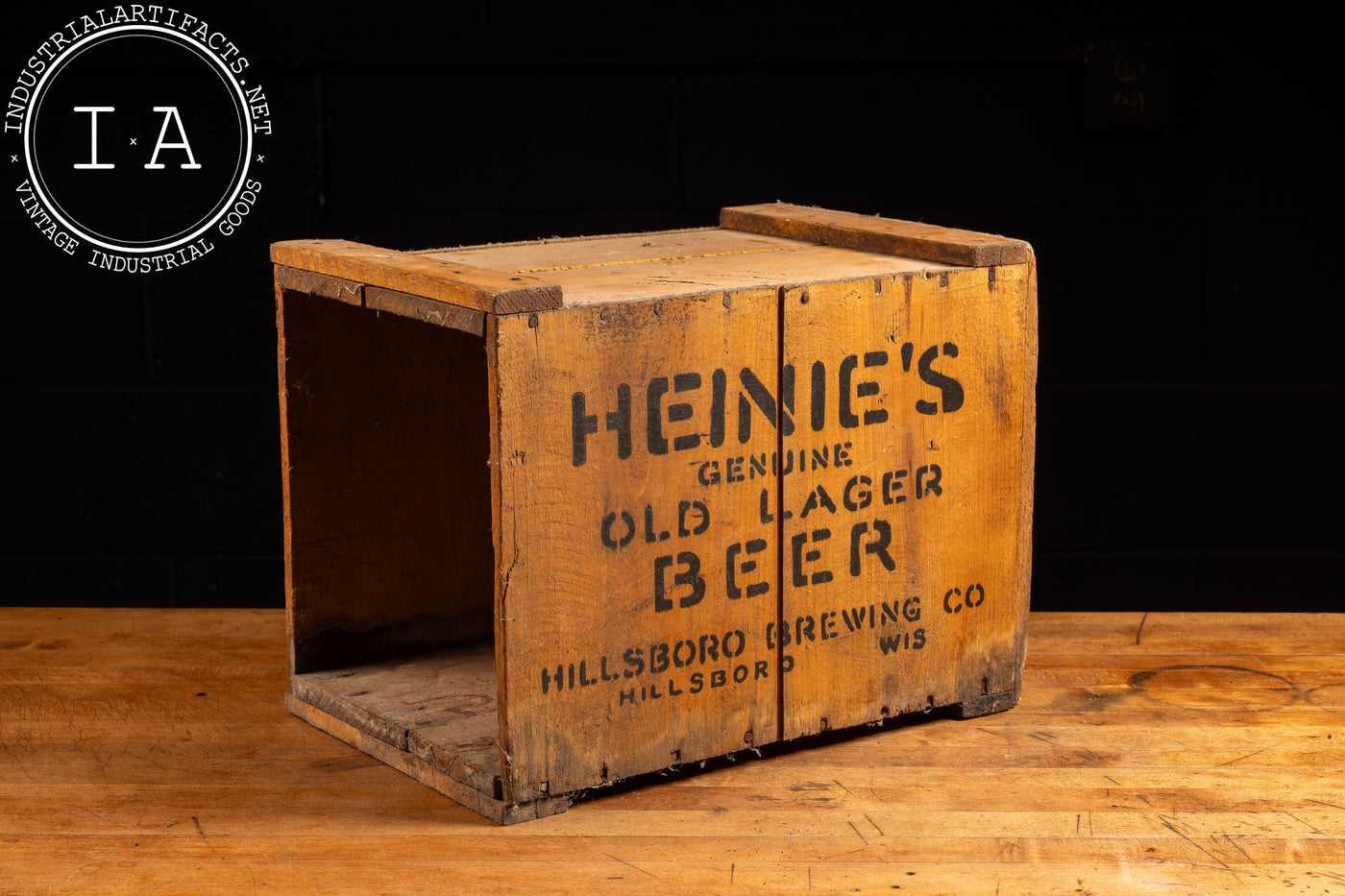 Vintage Heinie's Genuine Old Lager Beer Crate