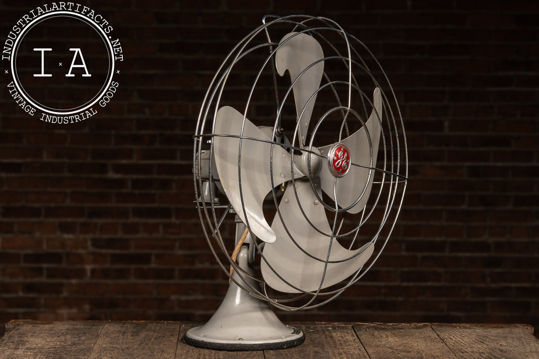 Vintage General Electric Oscillating Desk Fan – Industrial Artifacts