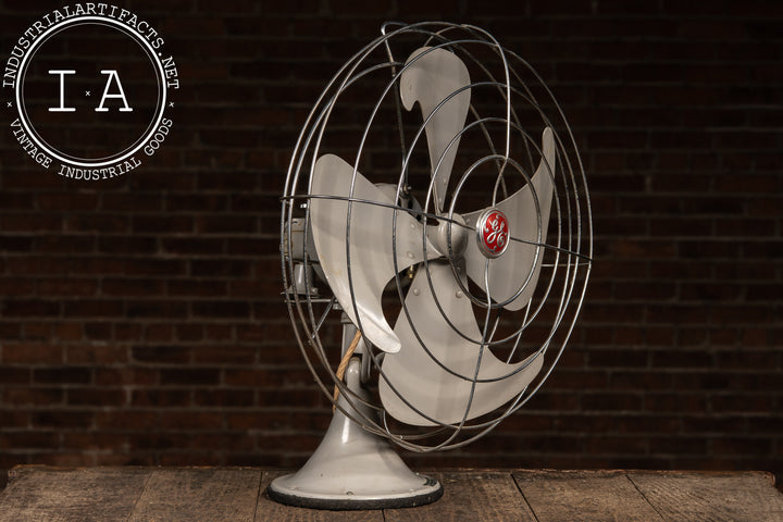 Vintage General Electric Oscillating Desk Fan – Industrial Artifacts
