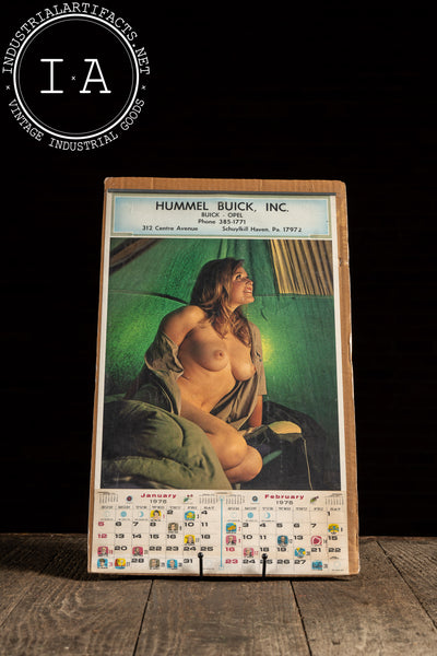 1975 Hummel Buick NOS Pinup Ad Calendar
