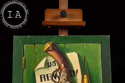 Pistol and Bounty | W. Edward Original Painting, Signed