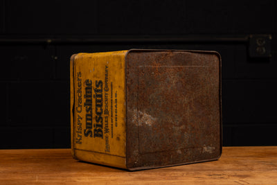 Antique Sunshine Biscuits Tin