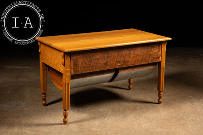 Early 20th Century Oak Baker's Table