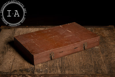 Antique Patent Model Railroad Safety Switch Lock with Documents by Hall