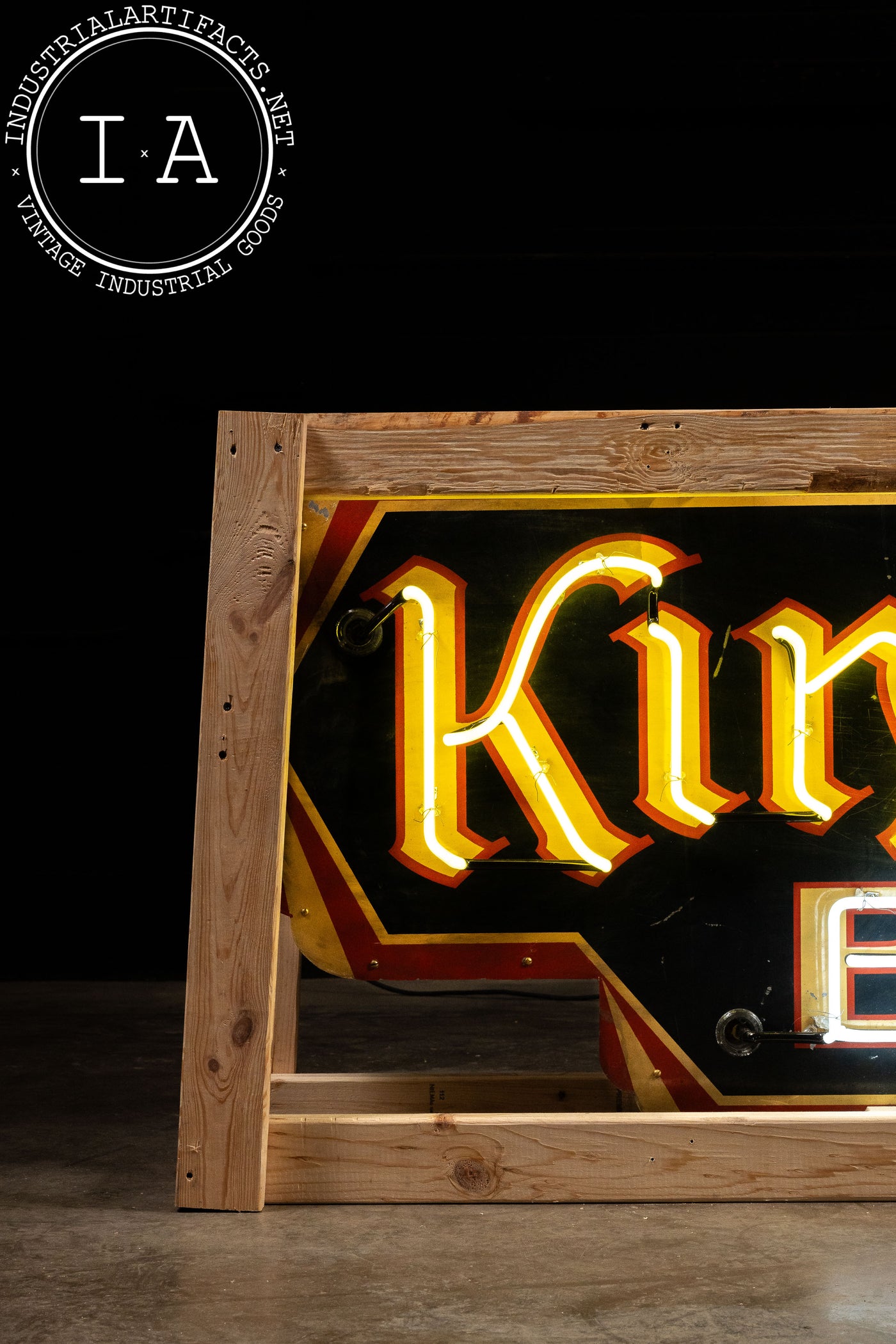 c. 1930s King Cole Beer Neon Sign