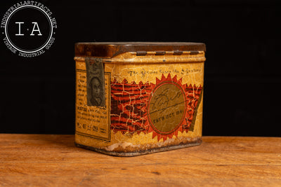 Early 20th Century Surbrug's Golden Sceptre Tobacco Tin