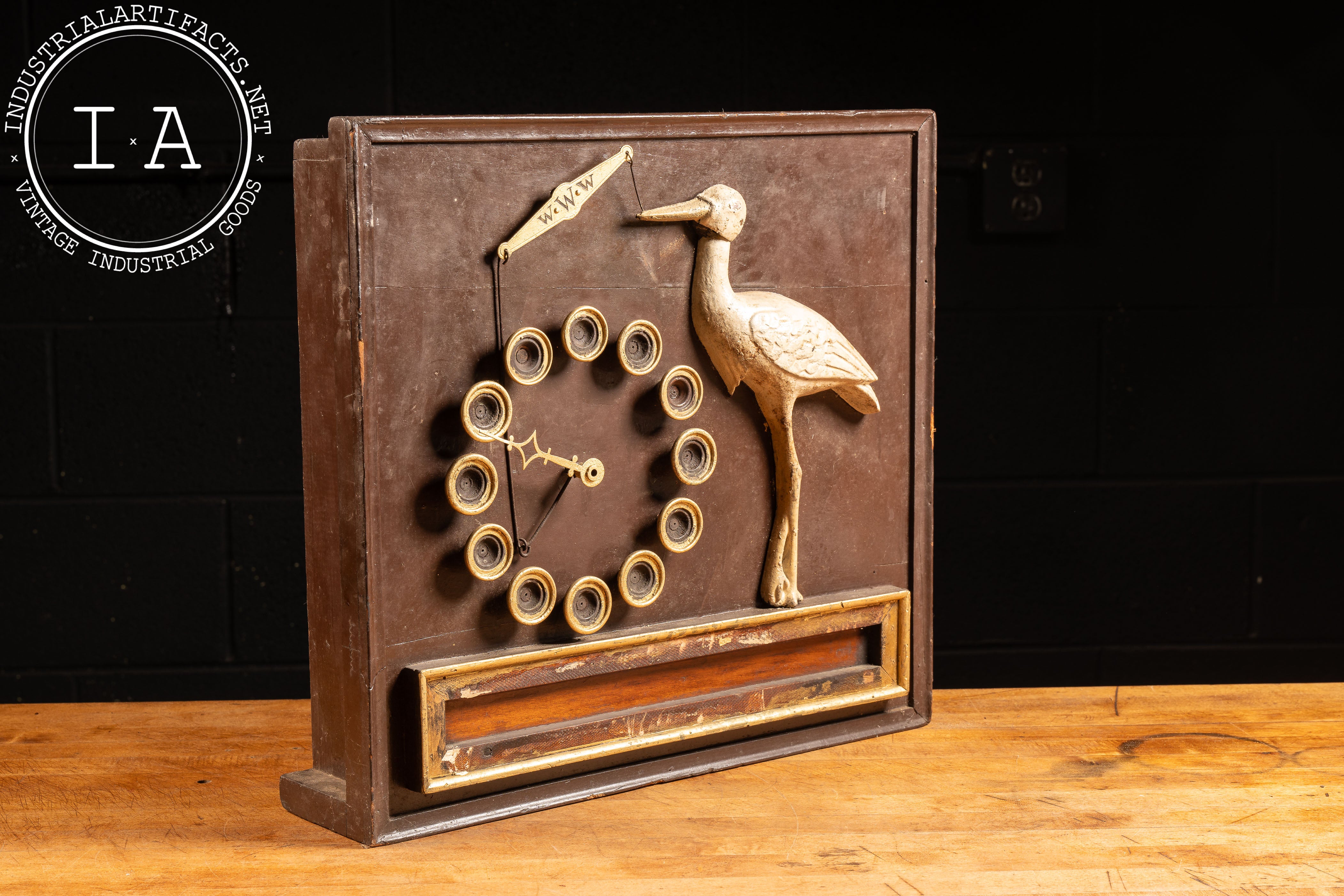 Early 20th Century Automaton Advertising Clock – Industrial Artifacts