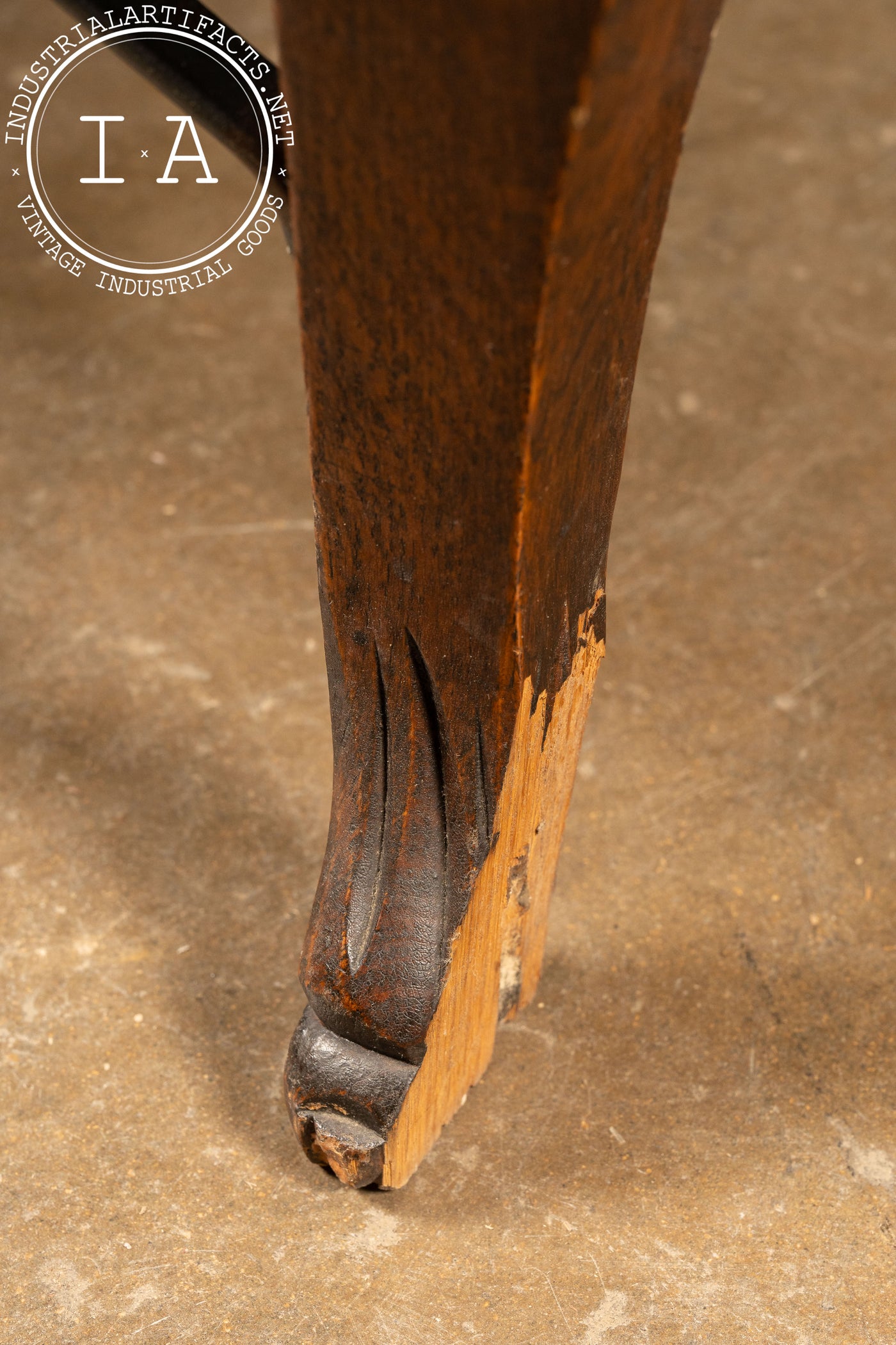 Late 19th Century Billiards Room Clawfoot Chair