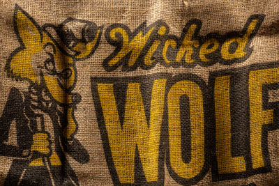 Antique Wicked Wolf Potato Sack