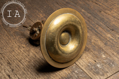Antique Brass Maritime E.O.T. Figural Cigar Cutter and Ashtray